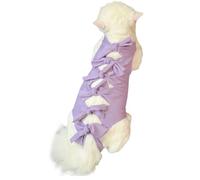 Combinaison Chirurgicale pour Chatte Après Opération Transpirante | Vêtement de Protection Anti-Léchage pour Chats - Combinaison Douce Soins à Domicile Confort Intérieur