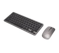 Combinaison Clavier et Souris, Souris DPI à Plusieurs Niveaux Connexion sans Fil 2,4 GHz, Batterie Lithium ION Intégrée, Frappes de Type Ciseaux Design Ergonomique Adapté Au Bureau