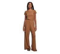 Combinaison côtelée large femme Urban Classics - gris taupe - S XS