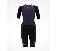 Huub Pinnacle Short Sleeve Trisuit Noir,Violet M Femme