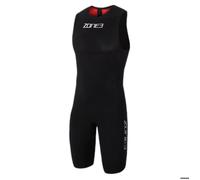 Combinaison néoprène Zone3 Streamline Sleeveless Swim Skin noir rouge - L