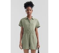 Combinaison courte en mousseline femme QS Vert 42