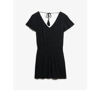 Superdry Printed Short Sleeve Romper Noir S Femme