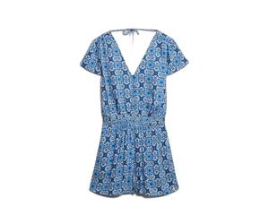 Combinaison courte imprimÃ© femme Superdry Bleu L
