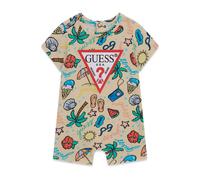 Combinaison courte jersey bÃ©bÃ© garÃ§on Guess Beige 12 mois