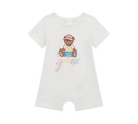 Combinaison courte Str jersey bÃ©bÃ© garÃ§on Guess Blanc 3/6 mois