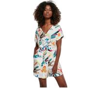 Combinaison courte - URBAN CLASSICS - Multicolore - Viscose - Ceinture avec boucle - Manches courtes XL