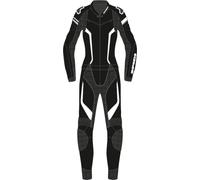 Combinaison cuir 2 pièces SPIDI LASER TOURING LADY noir et blanc 42