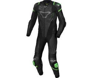 Combinaison cuir MACNA TRONNIQ 1 pièce noir-vert 54