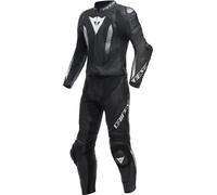 Combinaison cuir moto 2 pièces Dainese Laguna Seca 5, noir/blanc, 60