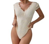 Combinaison Cuir Rouge Femme, Combinaison Latex Intégrale Femme, Combinaison Dos Nu Transparente, Col En V Décontracté, Manches Courtes, Tenue De Tous Les Jours Bodysuit Pour Discothèque Pôle