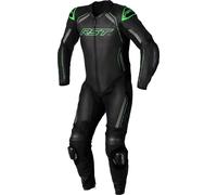 Combinaison cuir RST S1 CE - Noir/gris/vert fluo taille XL