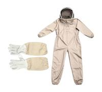 Combinaison d ' apiculture professionnelle contre les aiguilles, substance ventilée, menottes flexibles, sécurité du corps entier, rudiments d ' apiculture, combinaison d ' apiculteur avec menottes