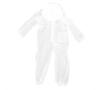 Combinaison d'apiculteur professionnelle anti-piqûres, protection complète du corps, tenue d'apiculteur en ventilée avec capuche zippée pour la récolte du miel, fournitures pour (L)