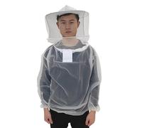 Combinaison d'apiculture - Combinaison d'apiculture - Chapeau - Combinaison d'apiculture blanche professionnelle avec voile de clôture, capot, costume d'apiculture - Outils d'équipement
