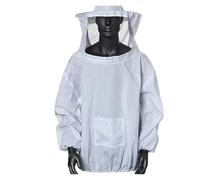 Combinaison d'apiculture, Costume d'culture siamois, vêtements for abeilles, une variété de couleurs avec chapeau, combinaison Anti-abeille, équipement Anti-morsure, agricoles(blanc)