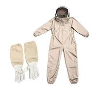 Combinaison D'apiculture Professionnelle Ventilée Pour Tout Le Corps, Combinaison Apicole, Costume D'apiculture Professionnelle, Anti Guêpes Équipement, Combinaison Dapiculteur, Avec Des Gants En Cuir