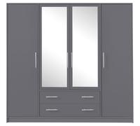 Combinaison D'Armoire Système De Placard Smart Anthracite Exécution Choisissable