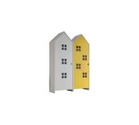Combinaison D'armoires 2 Parties Casami Bruges blanc jaune Blanc G
