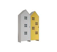 Combinaison d'armoires 2 parties casami bruges blanc jaune