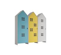 Combinaison D'armoires 3 Parties Casami Bruges bleu jaune blanc