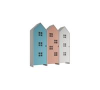 Combinaison D'armoires 3 Parties Casami Bruges bleu rose banc