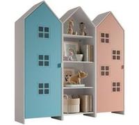 Combinaison D'armoires 3 Parties Casami Bruges bleu rose Multicolore G