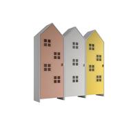 Combinaison D'armoires 3 Parties Casami Bruges rose blanc jaune Jaune