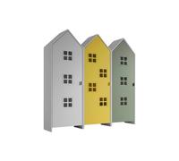 Combinaison d'armoires 3 pc casami bruges blanc jaune vert