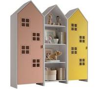 Combinaison D'armoires 3 Pièces Casami Bruges rose jaune Multicolore G