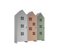 Combinaison d'armoires 3p casami bruges blanc rose vert