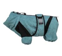Combinaison de Bain et de Maison pour Chien en Tissu éponge XL 70 cm Bleu pétrole