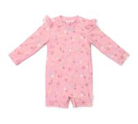 Combinaison de bain manches longues rose 12/24M(74/86)