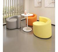 Combinaison de canapé modulaire pour négociation d'entreprise, canapés et tabourets spécialement conçus pour magasin, hall de banque, musée d'art (2 pièces)