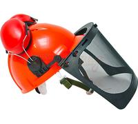 Combinaison de casque forestier en carton
