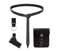 Combinaison de ceinture médiévale et de poches de divorce, a, Mass Beauty | Accessoire de costume de chevalier fonctionnel pour jeux de rôle et cosplay pour adultes avec simple