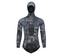 Combinaison de Chasse sous-Marine 5 mm Open Cell, 2 Pièces à Capuche