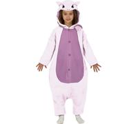 Combinaison de chat pour le carnaval Violet Costume d'animal avec capuche et queue mignonne Tenue de fête pour le carnaval, Taille : 140/146 Couleur : Violet
