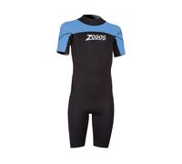 Zoggs Sea Ranger 1.5 Mm Short Sleeve Junior Neoprene Wetsuit Noir 8 Years Garçon