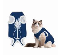 Combinaison de convalescence avec drapeau de la Caroline du Sud pour chiens et chats après une chirurgie, chemise de convalescence pour animal domestique