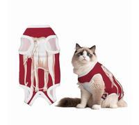 Combinaison de convalescence avec drapeau de la souveraineté siamoise pour chiens et chats après une chirurgie, chemise de convalescence pour animal domestique