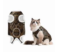 Combinaison de convalescence en forme de boussole de pharaon pour chiens et chats après une chirurgie, chemise de convalescence pour animal domestique