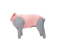 Combinaison de convalescence pour chien de grande et moyenne taille - Pyjama intégral pour léchage des poils - Vêtements d'animaux de compagnie pour chiens de grande et moyenne taille (rose, taille XL