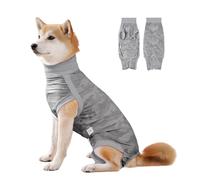 Combinaison de convalescence pour chien mâle et femelle, respirante - Alternative au cône pour éviter de lécher les chiens de petite et grande taille