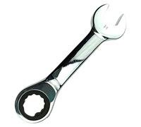 Combinaison de cryptage à cliquet à poignée courte 8-18 mm Clé à cliquet de rechange Facile à utiliser Clé combinée Ouverture rapide Tendeur