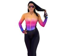 Combinaison de cyclisme à manches longues pour femme, combinaison de triathlon XS-3XL