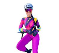 Combinaison de cyclisme à manches longues pour femme, combinaison de triathlon XS-3XL, 4, 3X-Large