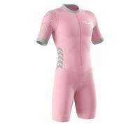 Combinaison de cyclisme pour homme - Rembourrée 3D, respirante,Combinaison de triathlon à manches courtes pour entraînement à vélo (Typ-1,M)