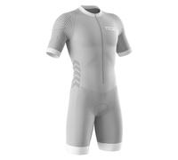 Combinaison de Cyclisme pour Homme - Rembourrée 3D, Respirante,Combinaison de Triathlon à Manches Courtes pour entraînement à vélo (Typ-9,M)