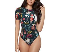Combinaison de danse casse-noisette pour femme - Combinaison de danse de Noël pour femme - Combinaison basique pour adulte - Pyjama de couleur unie pour vêtements de nuit